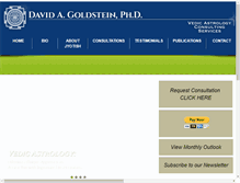 Tablet Screenshot of dgoldsteinphd.com